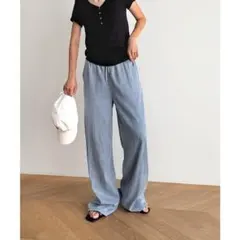 特大SALE]Canal Jean El mar コットンタックトラウザーズ - メルカリ