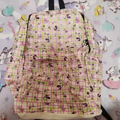 ミニーマウス チェック柄リュック