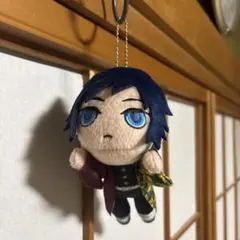 【鬼滅の刃⭐︎冨岡義勇】アニメキャラクター ぬいぐるみ ストラップ付き