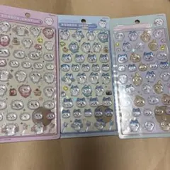 国内正規品 ボンボンドロップシール　ちいかわ　ハチワレ　うさぎ 3枚セット