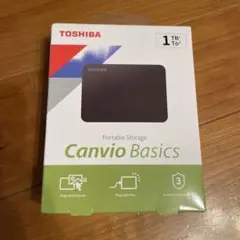 新品未開封 TOSHIBA Canvio Basics 1TB外付け