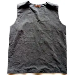 shein シーイン　Dazy/LESS ダークグレー Vネックベスト Lのサムネイル