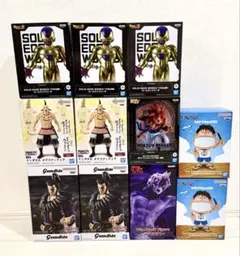 ワンピース ドラゴンボール フィギュア 3種セット 9体まとめ売り ワンピース ドラゴンボール フィギュア 3種セット 9体まとめ売り