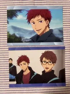 Free!FS 七瀬遙 松岡凛 桐嶋郁弥 山崎宗介 ポストカード - メルカリ