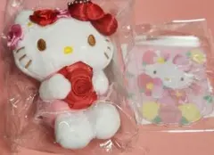 サンリオくじ　ハローキティ　ぬいぐるみ、ジッパーバッグ