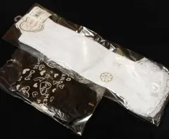 靴下２足セット メゾピアノ20-22 白フリルハイソックス22-24