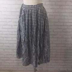 2.16 h26 レプシィム￼ ギンガムチェックスカート L 総柄