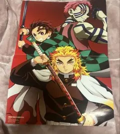 煉獄杏寿郎・炭治郎・猗窩座 両面ポスター鬼滅の刃