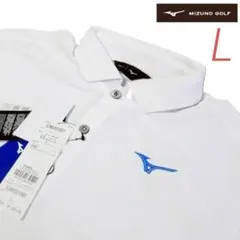 新品 ミズノ ゴルフ MIZUNO GOLF 半袖 ポロシャツ ホワイト Lのサムネイル