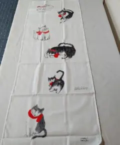 猫のイラスト 手ぬぐい