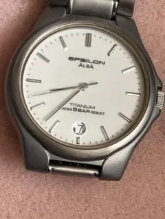 h*4様 セイコーアルバ　EPSILON メンズ腕時計　未使用クオーツ稼働品