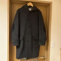 URBAN RESEARCH DOORS フード付きウールコート