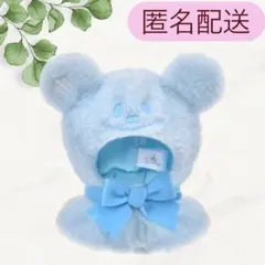 シークレットコスチューム ミッキーポンチョ 雪だるま 水色