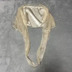 ベージュ　ボレロ　結婚式　パーティードレス