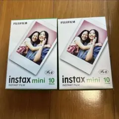 富士フイルム チェキ用フィルム 10枚入 INSTAX MINI ×２個セット