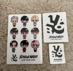 SnowMan スノラボ　すのチル　集合　シール　ステッカー