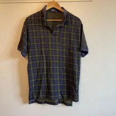 ラルフローレン　Ralph Lauren チェック柄ポロシャツ Lサイズ