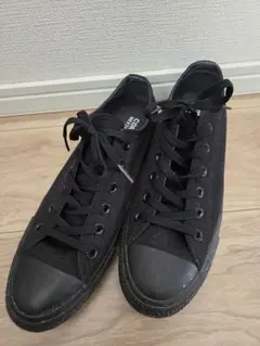 コンバース　ネクスター　ブラックキャンバスローカットスニーカー　26.5cm