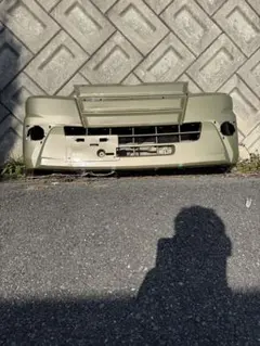 ハイゼットジャンボ純正フロントバンパー　カーキ バンパー ひび割れあり