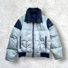 USA製BMWモータースポーツグースダウンパファージャケットTALONジップ短丈