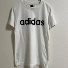 adidas キッズ ホワイト Tシャツ 130サイズ