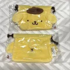 ポムポムプリン オリジナルミニポーチ2つセット