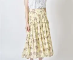 tocco closet トッコクローゼット　サイドリボン付きフレアスカート