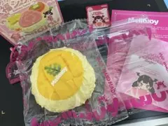mellojoy クリームまみれ大福シリーズ　マンゴー　スクイーズ