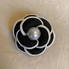 1388★ラスト1点！★コサージュ ピンブローチ ブラックツイード 結婚式 上品