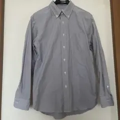 UNIQLO オックスフォードシャツ　長袖　Mサイズ グレー