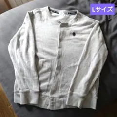 U.S. POLO ASSN. グレー Lサイズ カーディガン