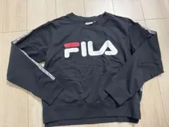 値下げ中⭐︎ FILA ブラック トレーナー 薄手 春、秋用