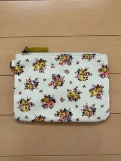 キャスキッドソン フラットマルチポーチ　花柄　マルチケース