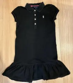 Ralph Lauren ブラック ポロワンピース 120