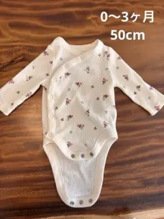 baby GAP 花柄ロンパース 0-3ヶ月