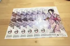 鬼滅の刃 胡蝶しのぶ セブンイレブンコラボ クリアポスター6枚セット
