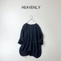 HEAVENLY リネン100 % 麻　プルオーバー ブラウス　チュニックのサムネイル