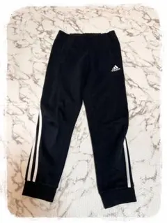 ☘️P1☘adidas ブラック スウェットロングパンツ 140