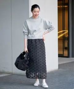 IENA シアージャガード刺繍スカートのサムネイル