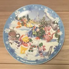 ディズニーランド クリスマス デコレーション皿 プーさん