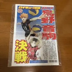 【新品】ハイキュー!!新聞 ゴミ捨て場の決戦