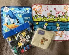 東京ディズニーリゾート　ハンカチ4枚セット　ディズニー／ピクサー