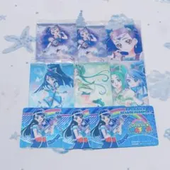 ミルキィローズ キュアアクア キュアミント プリキュア ランド ウエハース HR