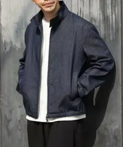 【新品未使用】URBAN RESEARCH ROSSO デニムスタンドブルゾンのサムネイル