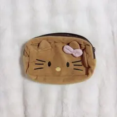 ハローキティ ブラウン ポーチ