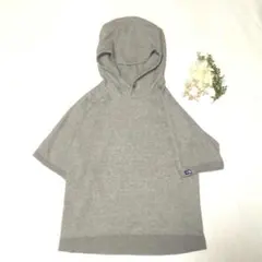 ノースフェイス　パープルレーベル　フード付き 半袖　スウェットパーカー