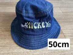 しまむら リトシー バケットハット ミッキー刺繍 デニムのサムネイル