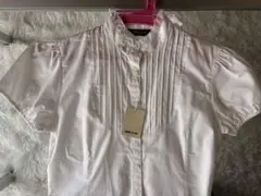 COMME CA ISM 子供 ホワイト半袖シャツ 【春、入学式シーズン】