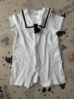 セーラー襟ロンパース 80cm Cottoli(コトリ)