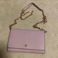 トリーバーチ ラベンダー　チェーンウォレット